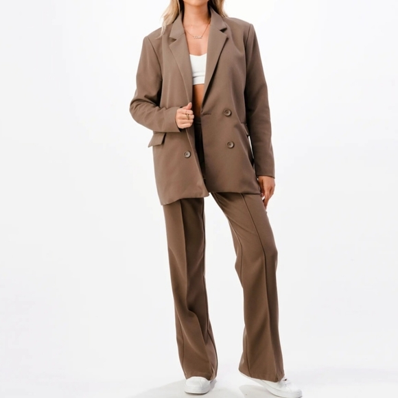 #11 SALE 🛑S OVERSIZED DOUBLE BREASTED BLAZER - Picture 5 of 9